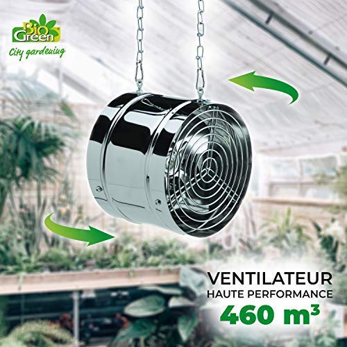 Ventilateur solaire – 60x54,4cm – pour les serres de jardin Vitavia